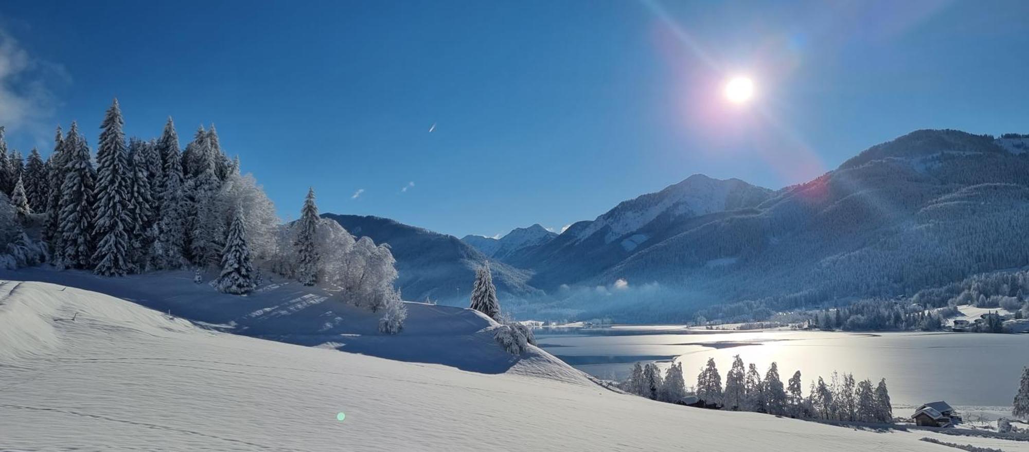 Haus Christina Apartment Weissensee Bagian luar foto